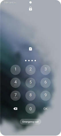 If you're asked to key in your PIN, do so and press OK.