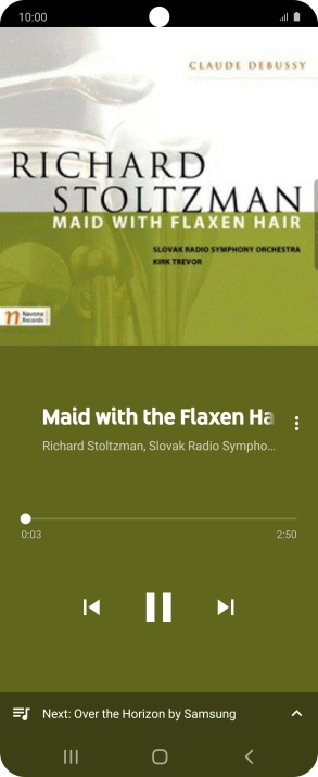Press arrow right to go to the next audio file. Press arrow right to go to the next audio file.