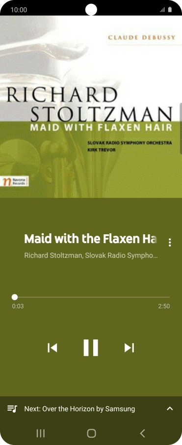 Press arrow right to go to the next audio file. Press arrow right to go to the next audio file.