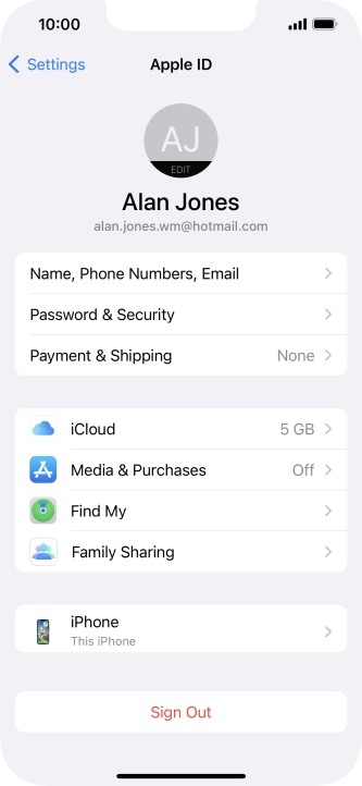 Slide your finger upwards starting from the bottom of the screen to return to the home screen.
