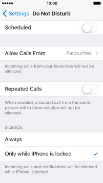 Press Always if you want to set your phone to silent mode permanently.