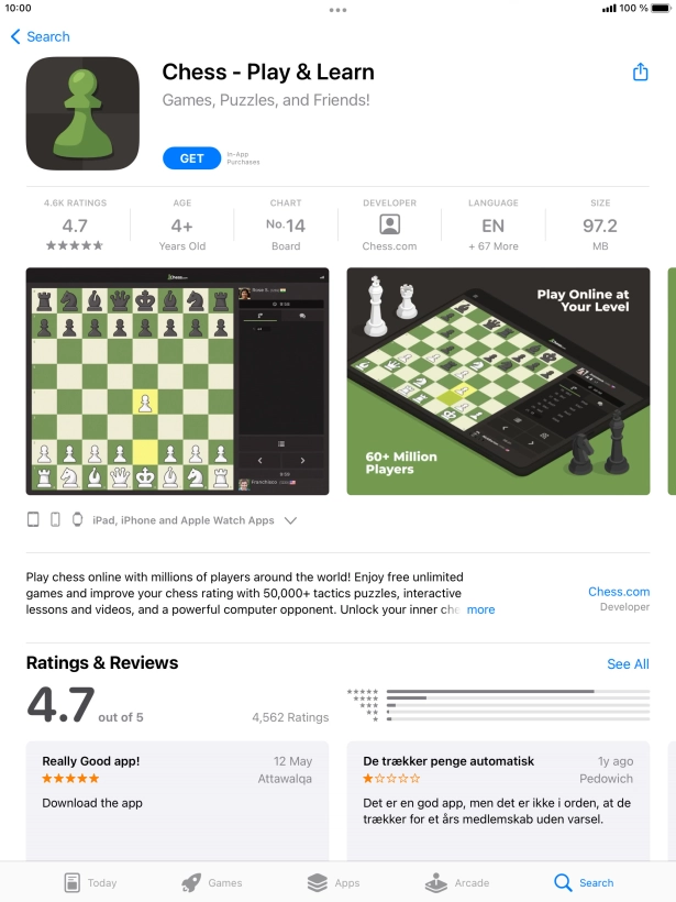 Press GET and follow the instructions on the screen to install the app. Press GET and follow the instructions on the screen to install the app.