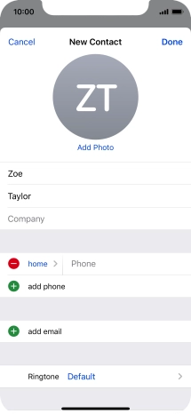 Press Phone and key in the required phone number.