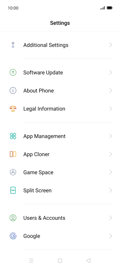 Press App Management.