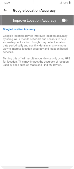 If you press the indicator next to 