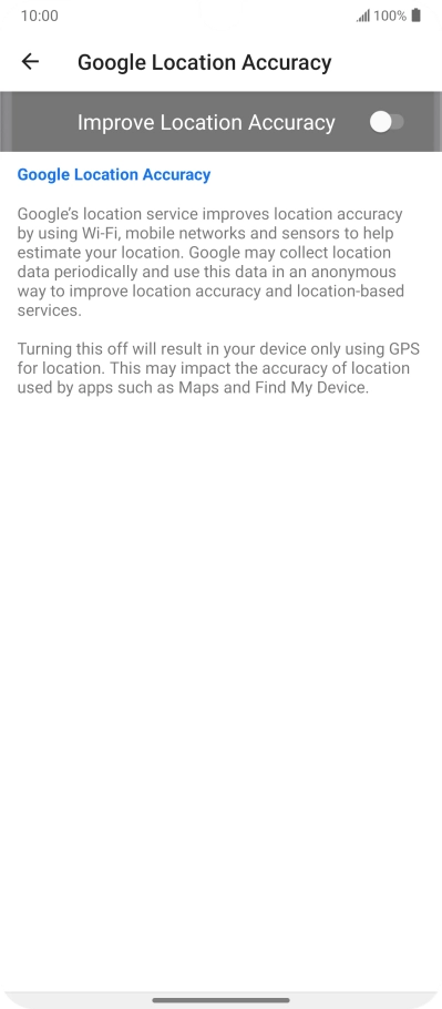 If you press the indicator next to 