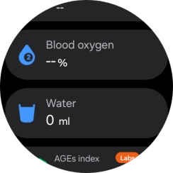 Press Blood oxygen.