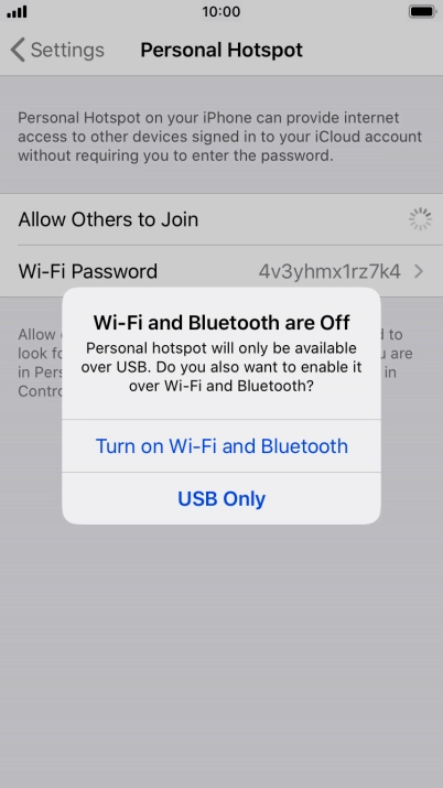 If Wi-Fi is turned off, press Turn on Wi-Fi and Bluetooth.
