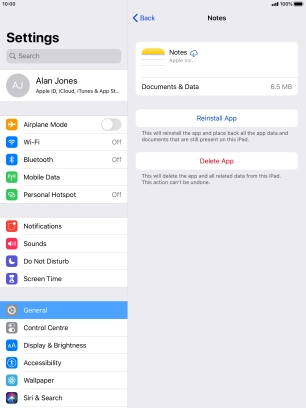 Press the Home key to return to the home screen.