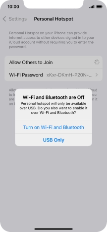 If Wi-Fi is turned off, press Turn on Wi-Fi and Bluetooth.