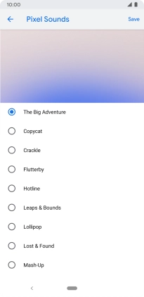 Press the required ring tones to hear them.