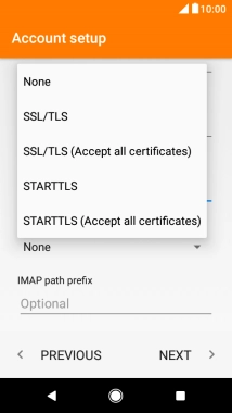 Press None to turn off the function.