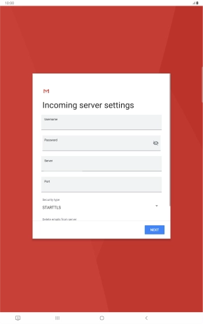 Press the field below 