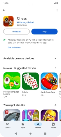 Press the Home key to return to the home screen.