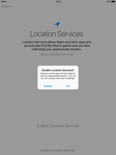 If you turn off the function, press OK.