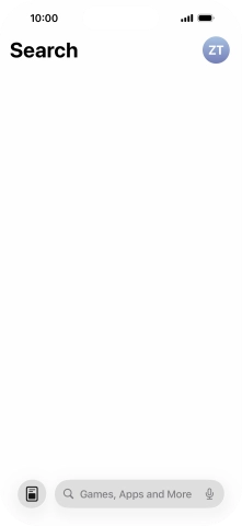 Press the search field and key in the name or subject of the required app. Press the search field and key in the name or subject of the required app.