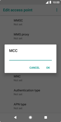 Key in 505 and press OK.