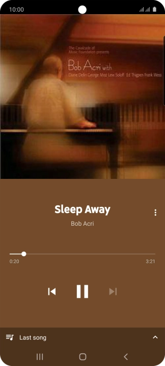 Press arrow right to go to the next audio file.