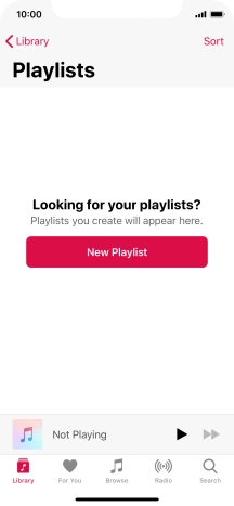 Press New Playlist.