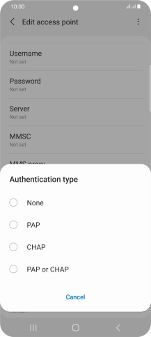 Press PAP. Press PAP.