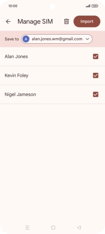 Press the drop down list next to 