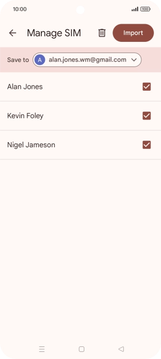 Press the drop down list next to 