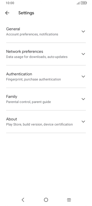 Press Network preferences.