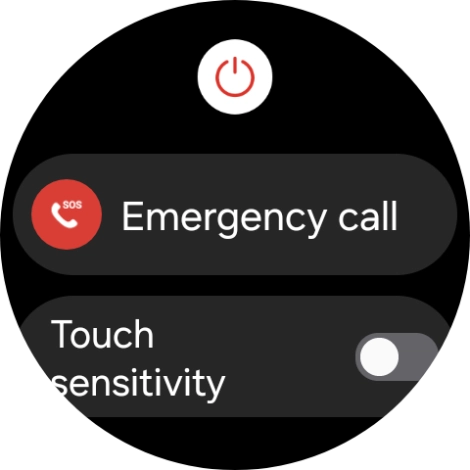 Press the power off icon.