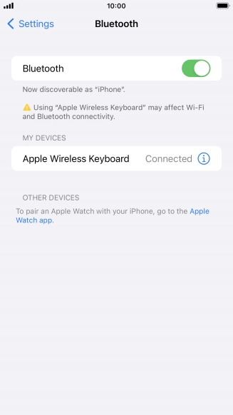 Press the Home key to return to the home screen.