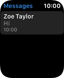 Press the required iMessage.