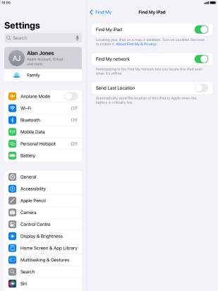 Press the indicator next to Press the indicator next to