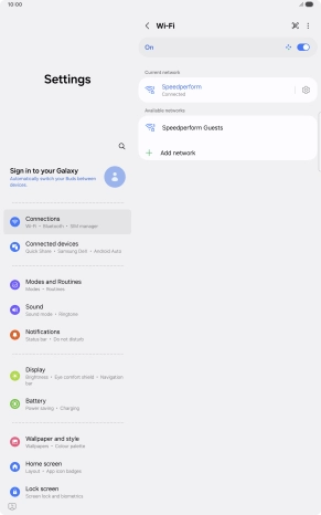Press the Home key to return to the home screen.