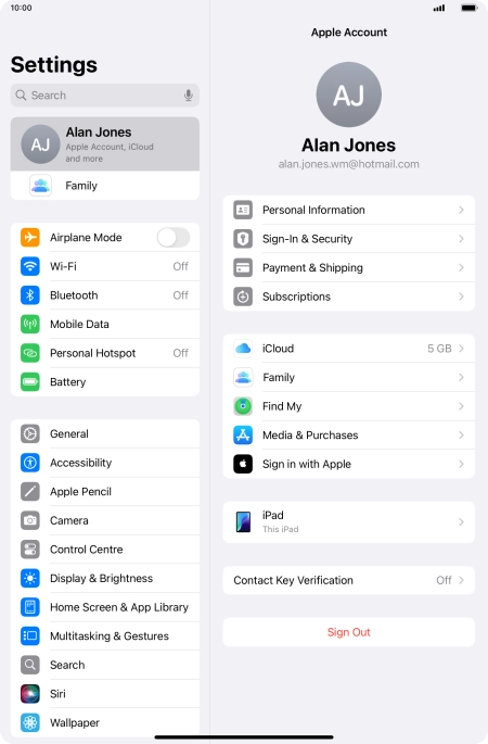 Slide your finger upwards starting from the bottom of the screen to return to the home screen.
