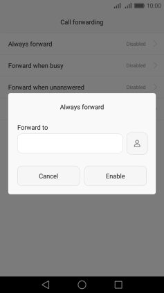 Key in +61414121121 and press Enable.