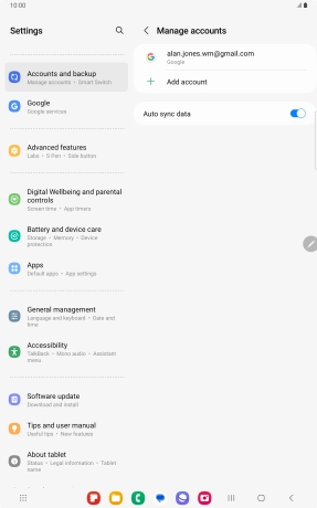 Press the Home key to return to the home screen. Press the Home key to return to the home screen.