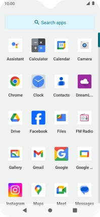 Press Gallery and go to the required folder.