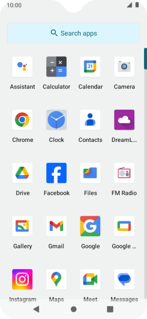 Press Gallery and go to the required folder.