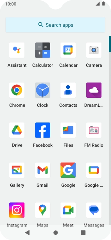 Press Gallery and go to the required folder.