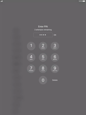 Key in your PIN and press OK. Key in your PIN and press OK.