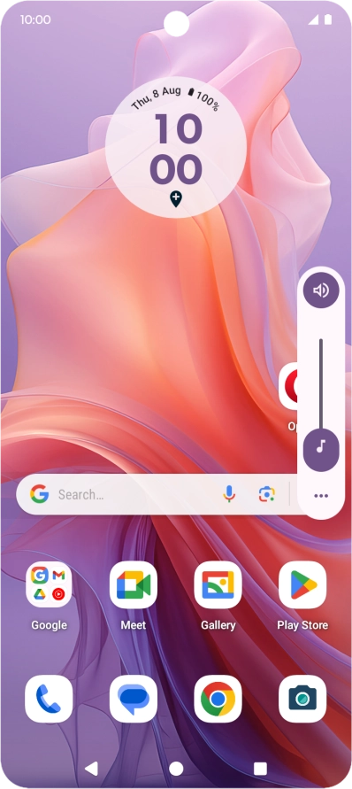 Press the sound mode icon.