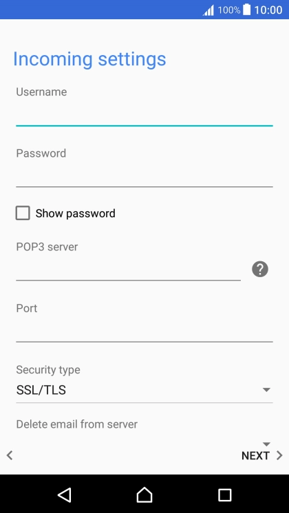 Press the field below Press the field below