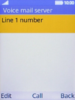 Press the Left selection key.