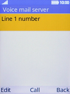 Press the Left selection key.