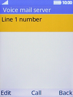 Press the Left selection key.