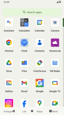 Press Gallery and go to the required folder.