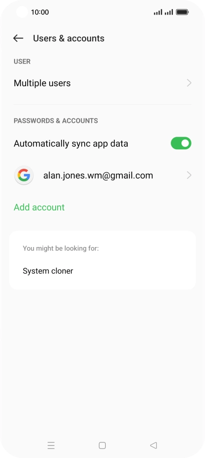 Press the Home key to return to the home screen.