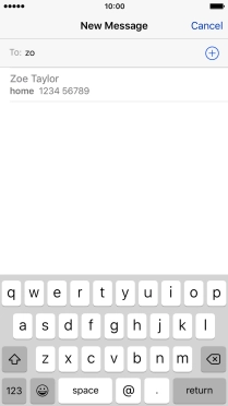 Press the required contact.