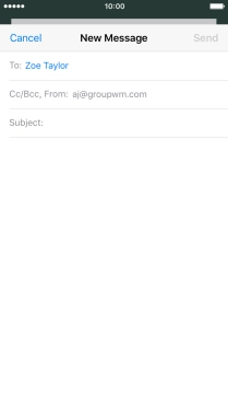 Press Subject and key in the required subject.