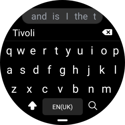 Key in the required destination and press the search icon. Key in the required destination and press the search icon.