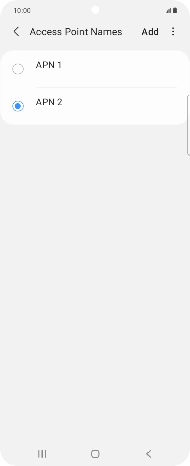 Press the Home key to return to the home screen.